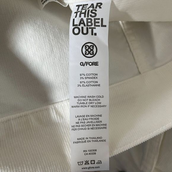 NEW G/Fore G4 Men's Large Retro‎ Trucker Style Corduroy Jacket Snow White $255 - Picture 6 of 6